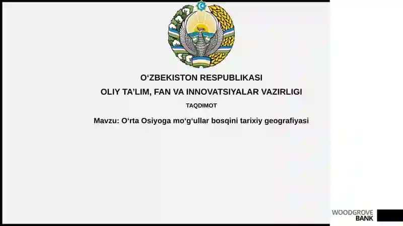 Oʻrta Osiyo moʻgʻullar bosqini tarixiy geografiyasi