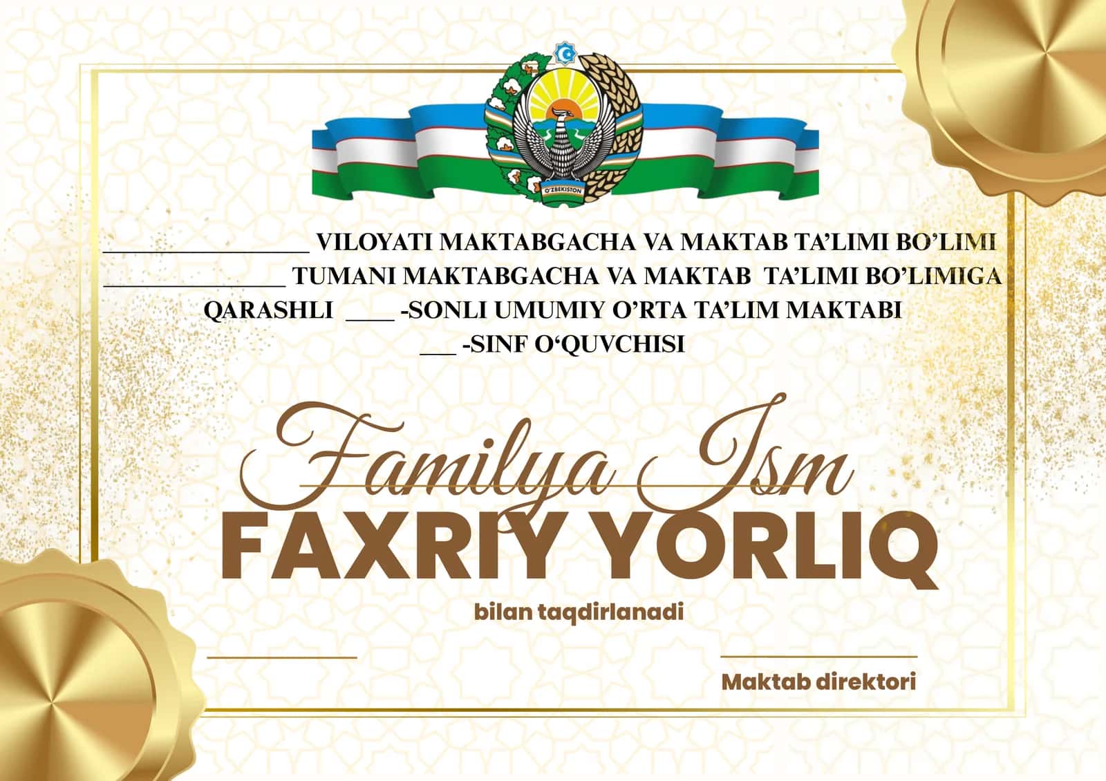 FAXRIY YORLIQ 1