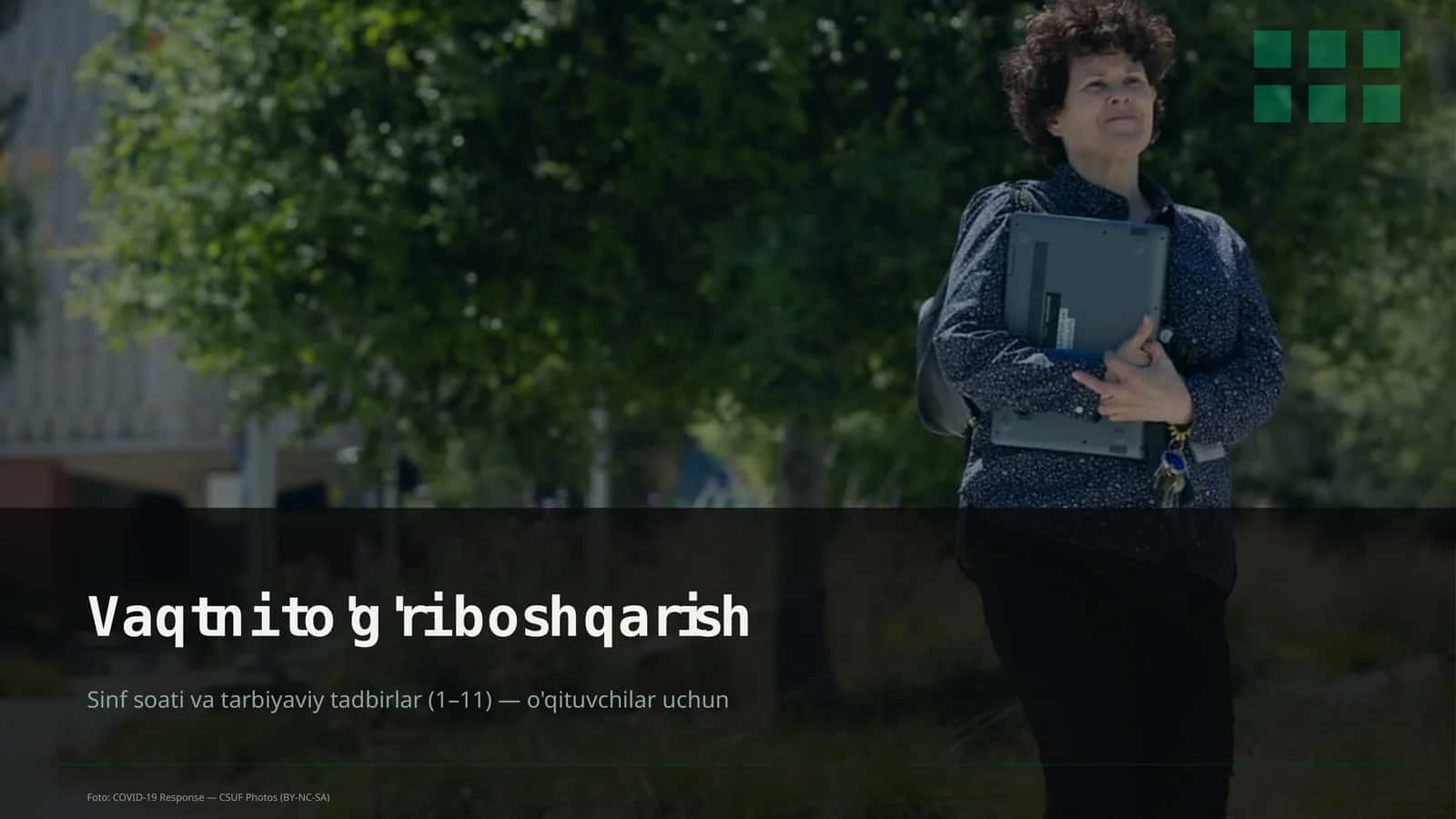 Vaqtni to'g'ri boshqarish 1