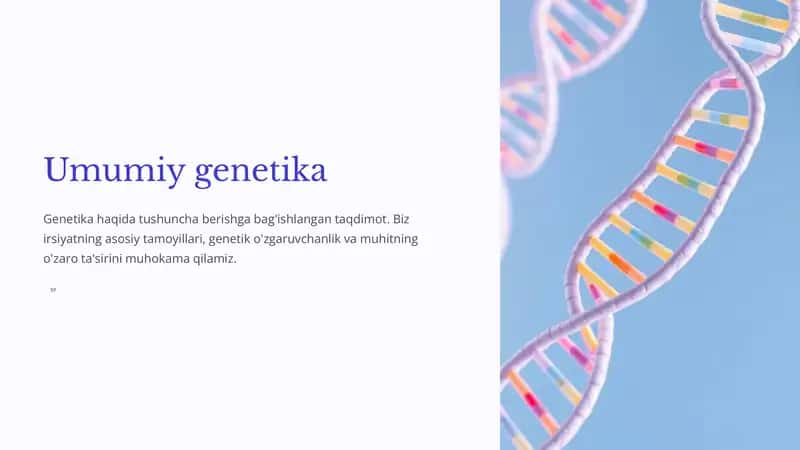 Umumiy genetika 1