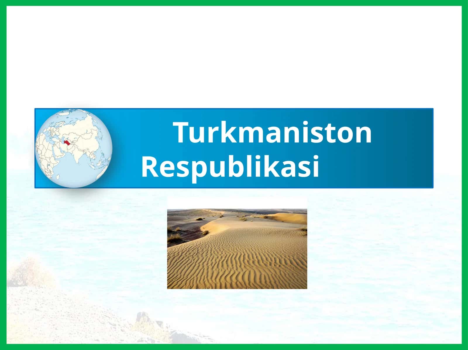 Turkmaniston Respublikasi 1