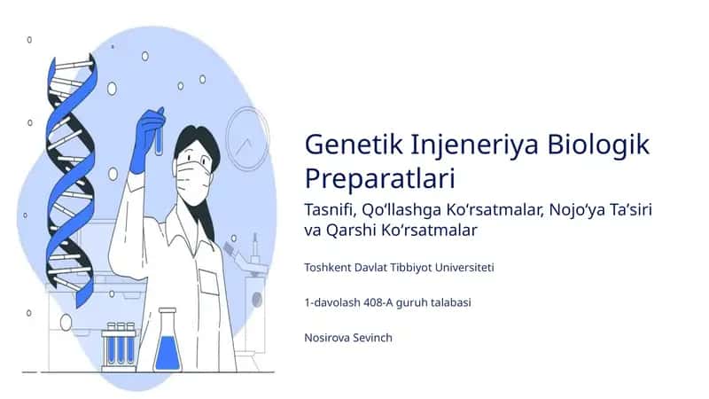 Genetik Injeneriya Biologik Preparatlari 1