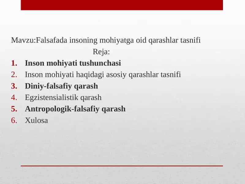 Inson mohiyati tushunchasi 1