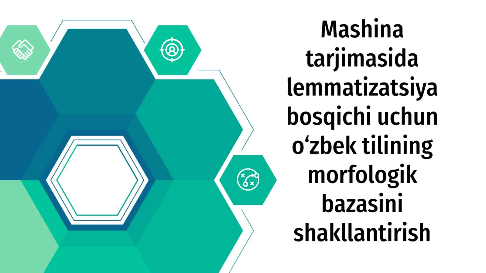 Mashina tarjimasida lemmatizatsiya bosqichi uchun o‘zbek tilining morfologik bazasini shakllantirish 1
