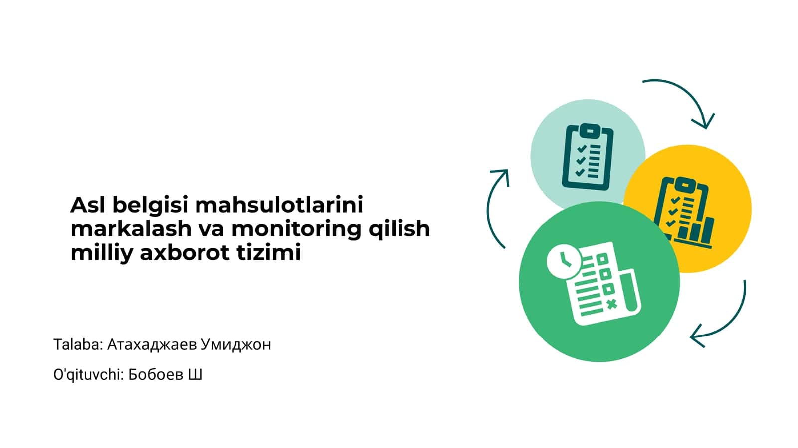 Asl belgisi mahsulotlarini markalash va monitoring qilish milliy axborot tizimi 1