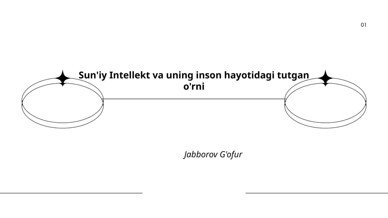 Sun'iy Intellekt va uning inson hayotidagi tutgan o'rni 1