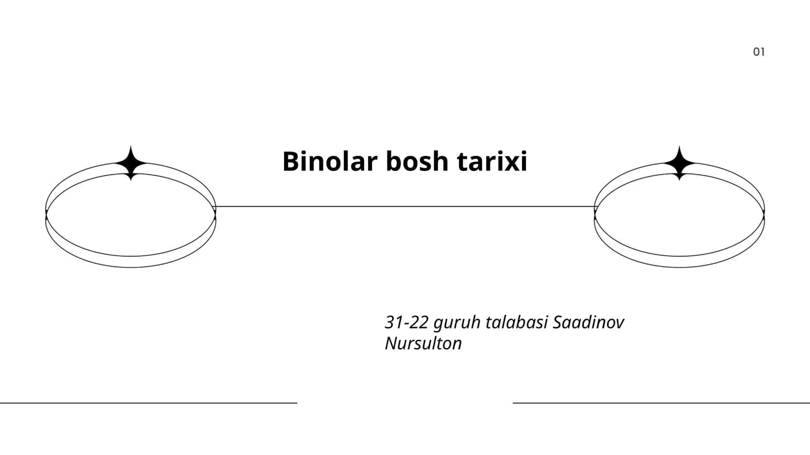 Binolar bosh tarixi 1