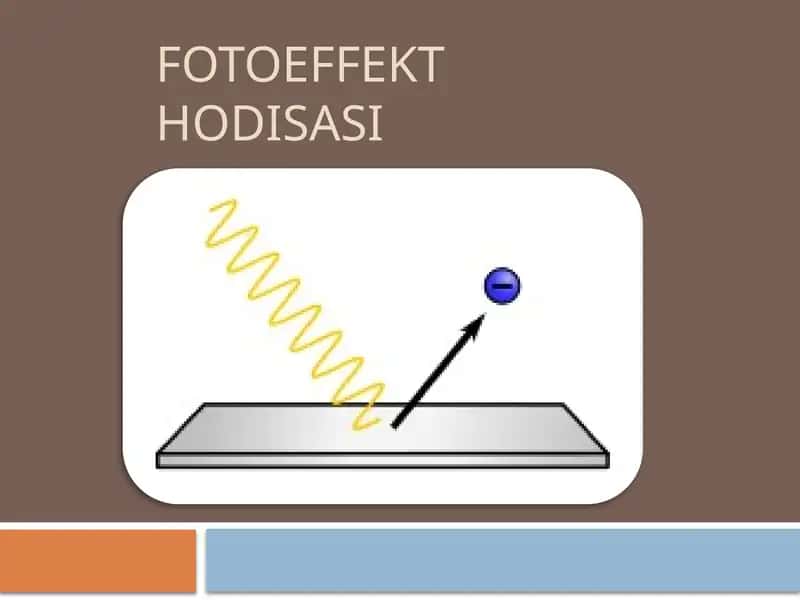 Fotoeffekt hodisasi 1