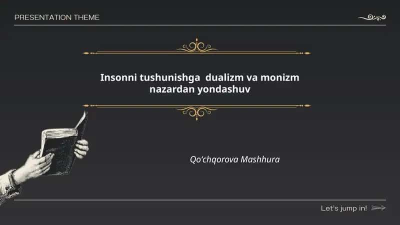 Dualizm va monizm: asosiy tushunchalar va farqlari 1