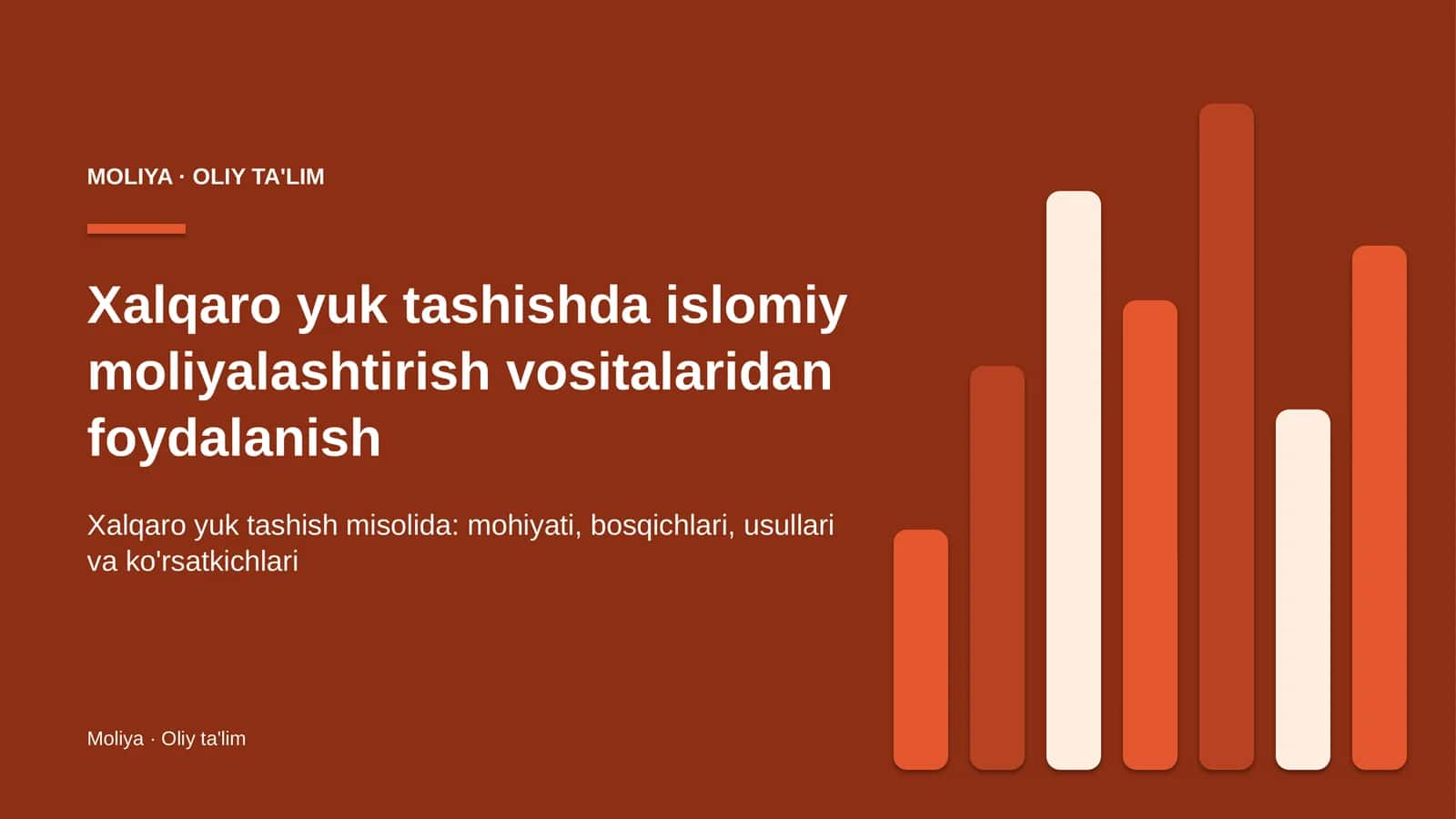 xalqaro yuk tashishda islomiy moliyalashtirish vositalaridan foydalanish 6429 1