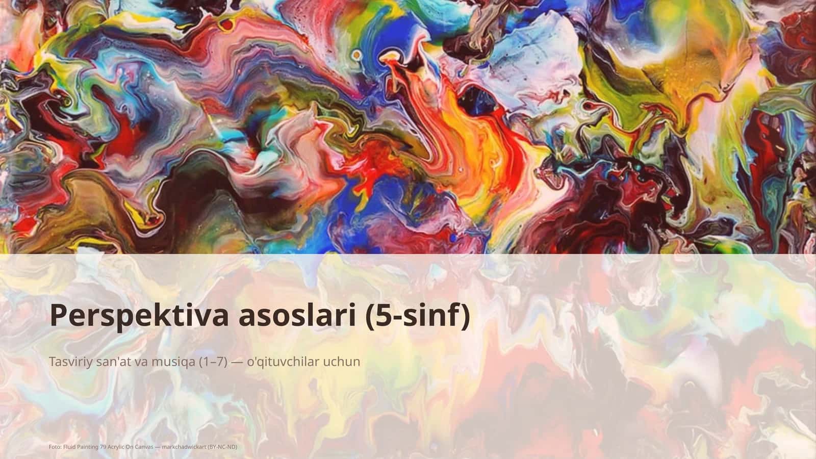 Perspektiva asoslari (5-sinf) 1