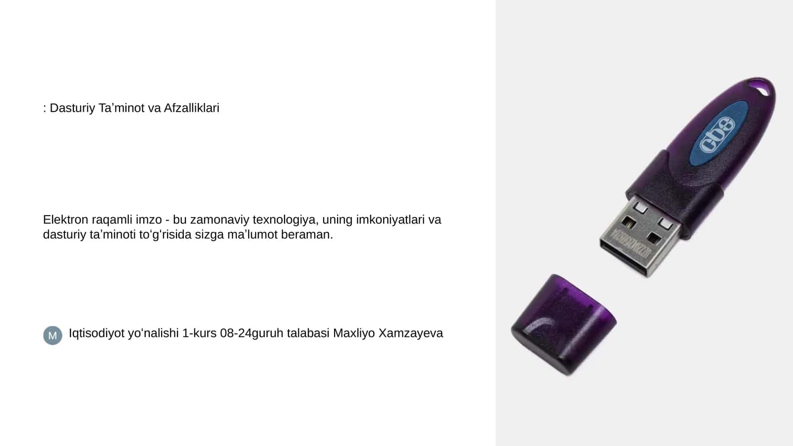 Elektron Raqamli Imzo 1