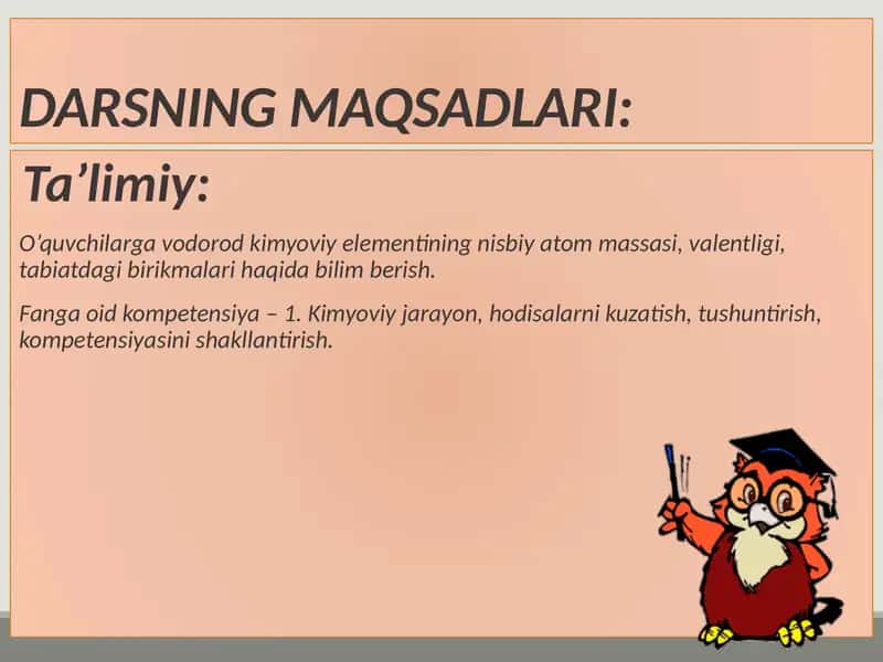 Kimyoviy jarayonlar va ularning tushunchalari 1