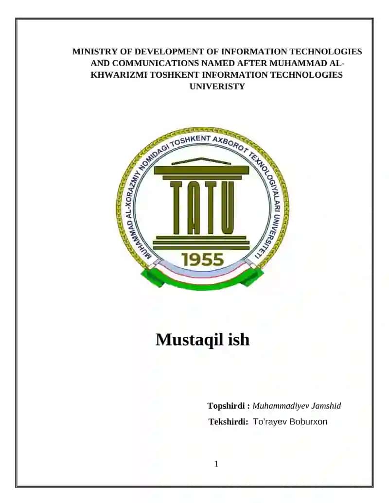 Klasterlash masalasini yechish