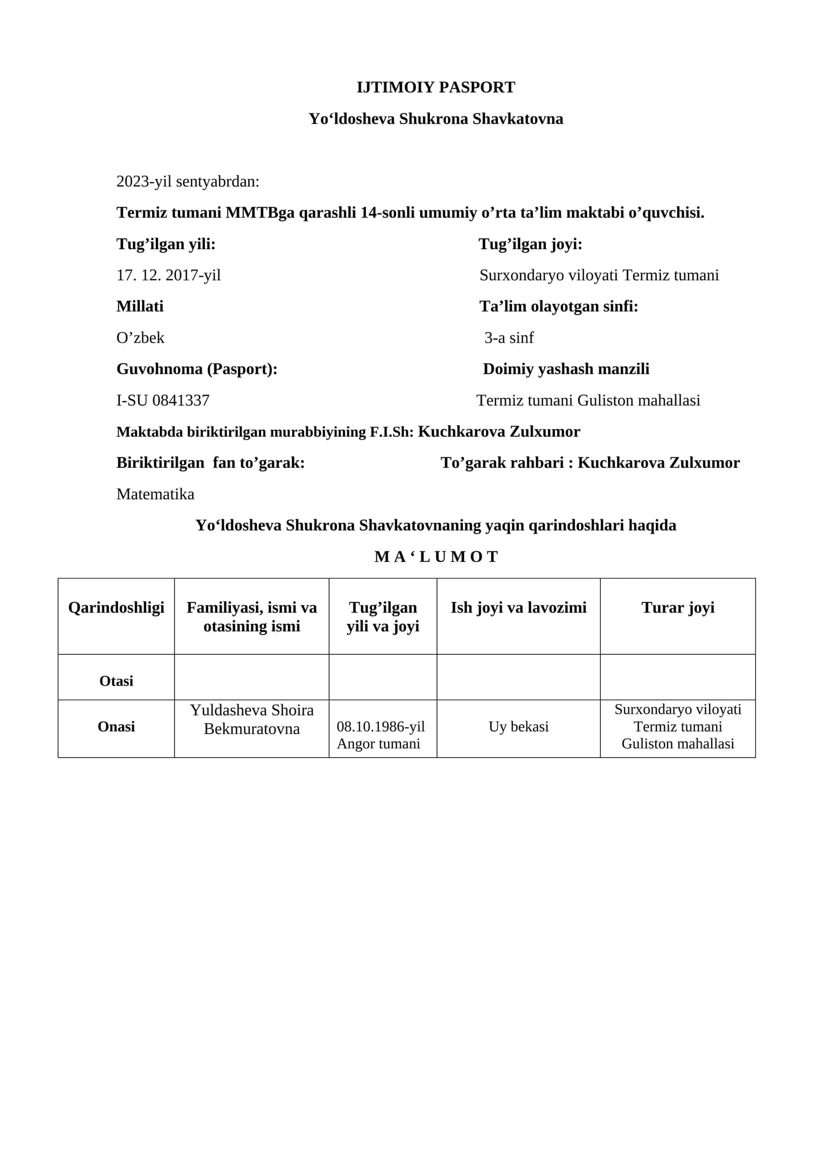 IJTIMOIY PASPORT 1