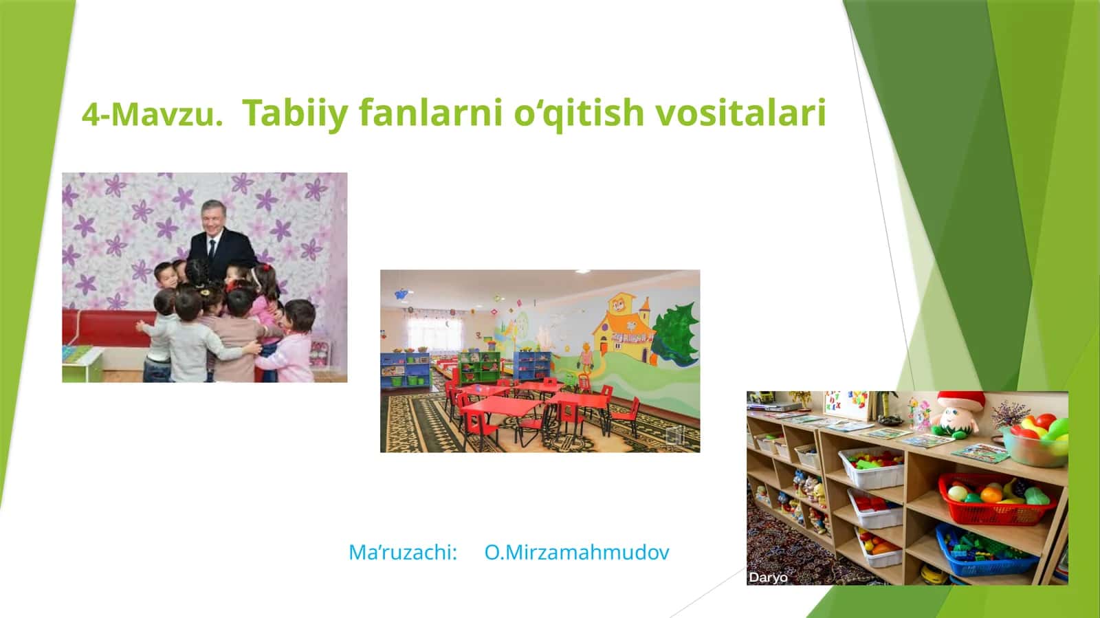 Tabiiy fanlarni o‘qitish vositalari 1