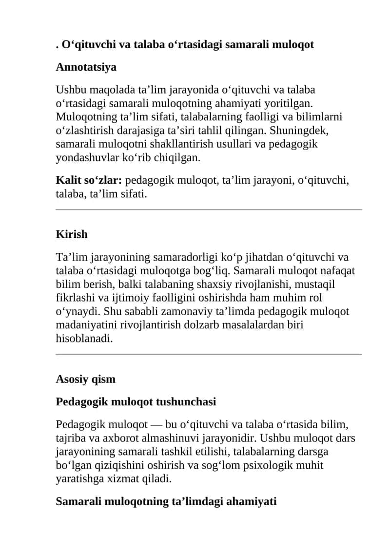 Pedagogik muloqot 1