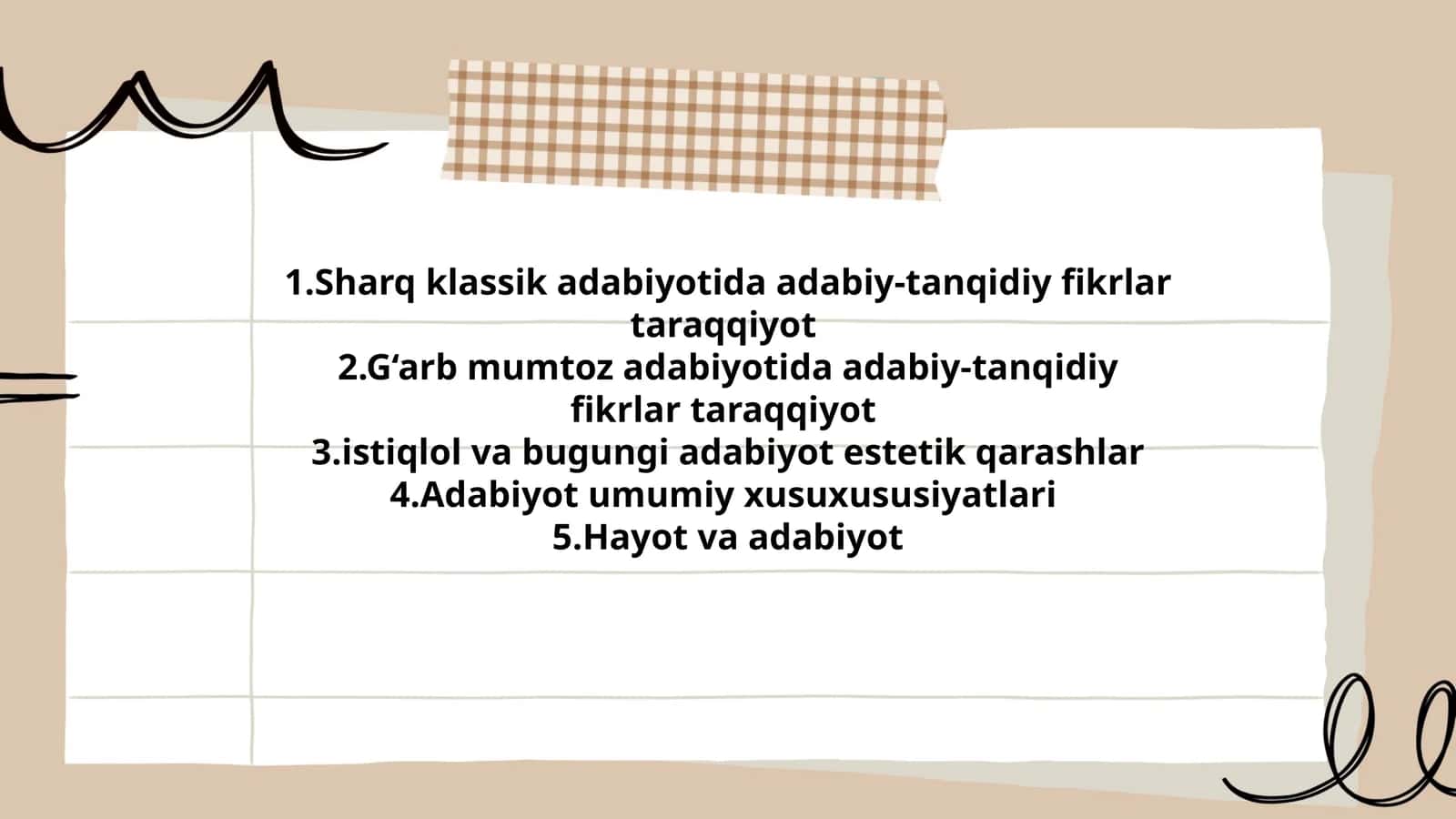 Sharq klassik adabiyotida adabiy-tanqidiy fikrlar taraqqiyot 1