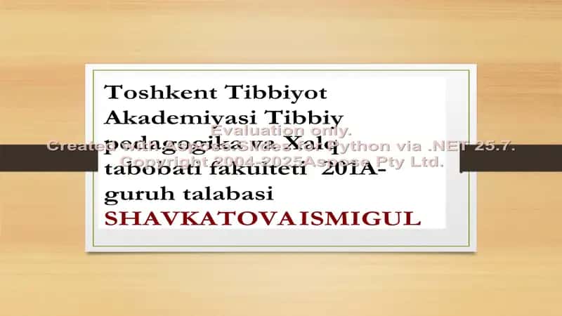 Hazm Fiziologiyasi 1