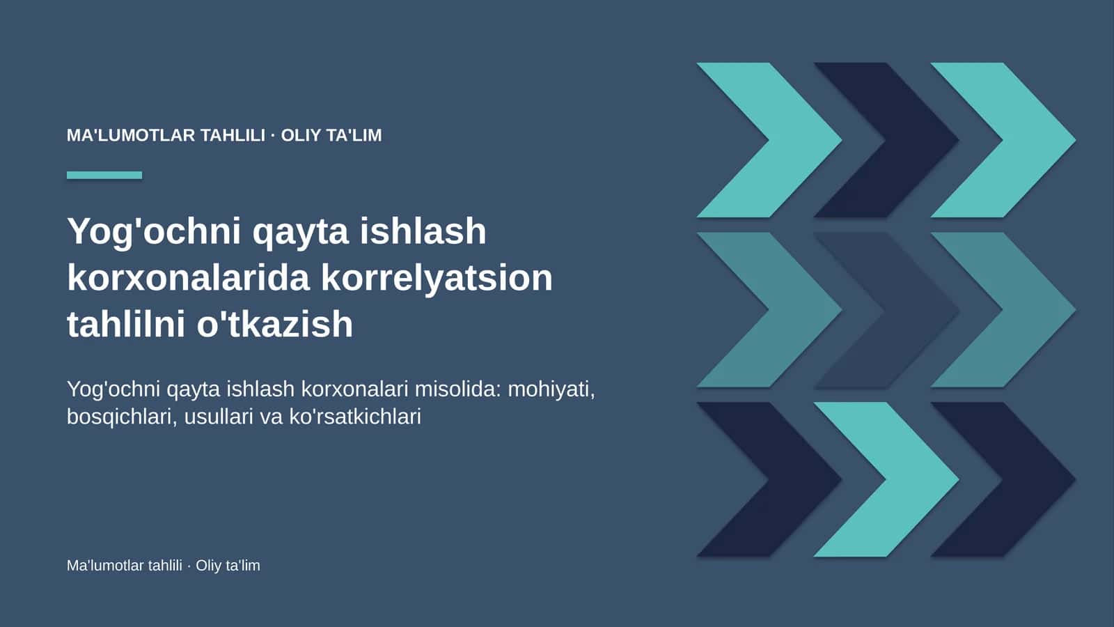 yog'ochni qayta ishlash korxonalarida korrelyatsion tahlilni o'tkazish 5559 1