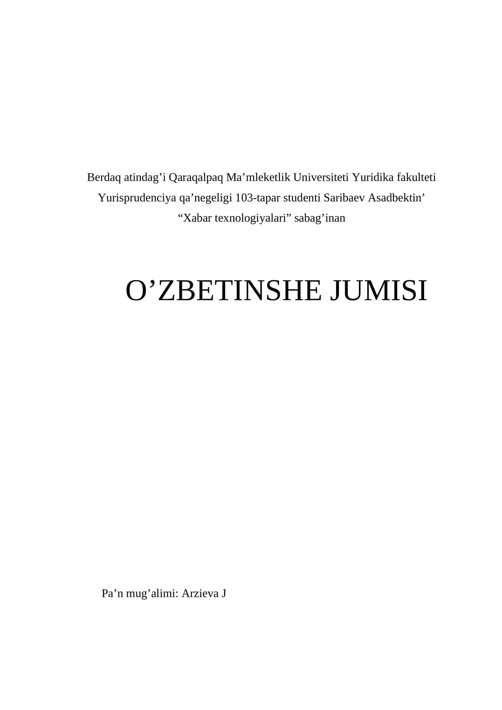 Informaciya qawipsizligi tu’sinikleri 1
