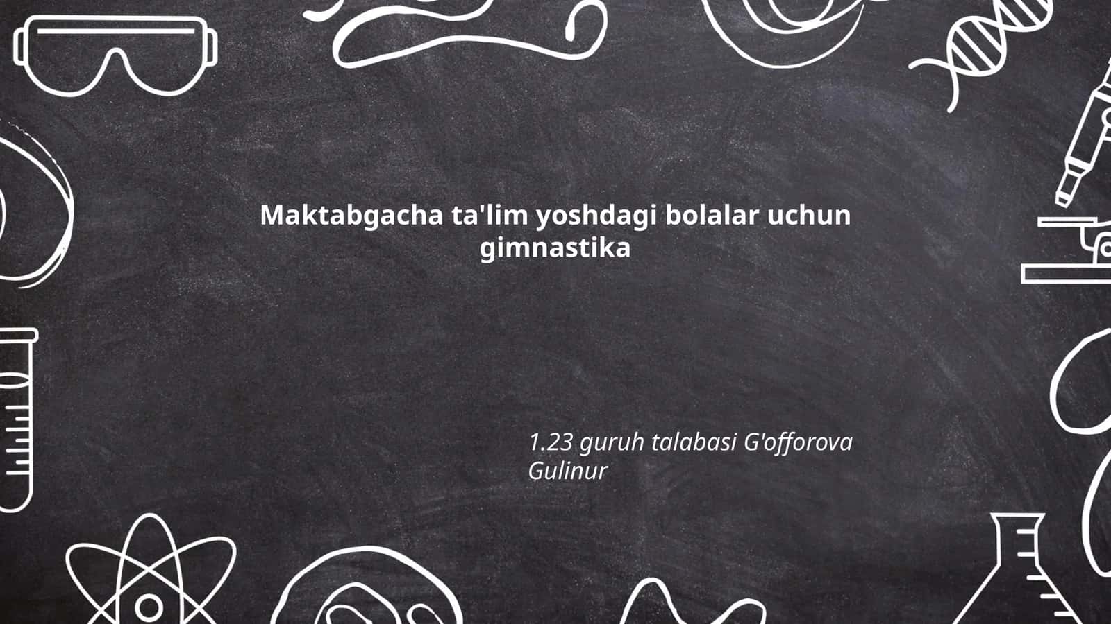 Jismoniy tarbiya va gimnastika 1