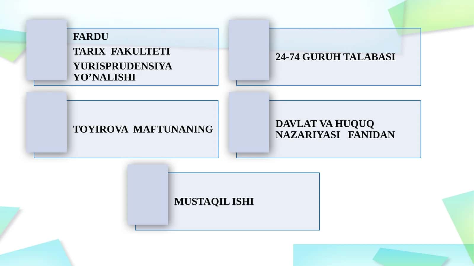Normativ-huquqiy hujjatlarning shaxslarga nisbatan amal qilishi 1