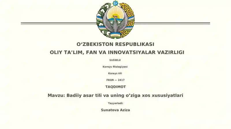 Koreys filologiyasi 1