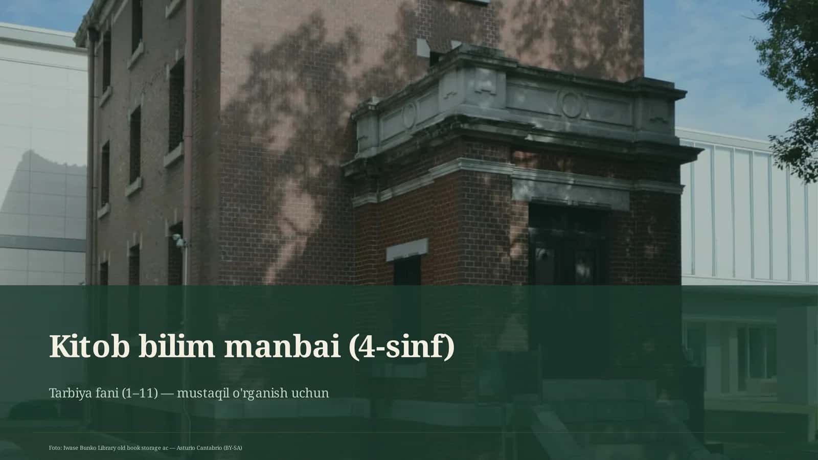 Kitob bilim manbai (4-sinf) 1