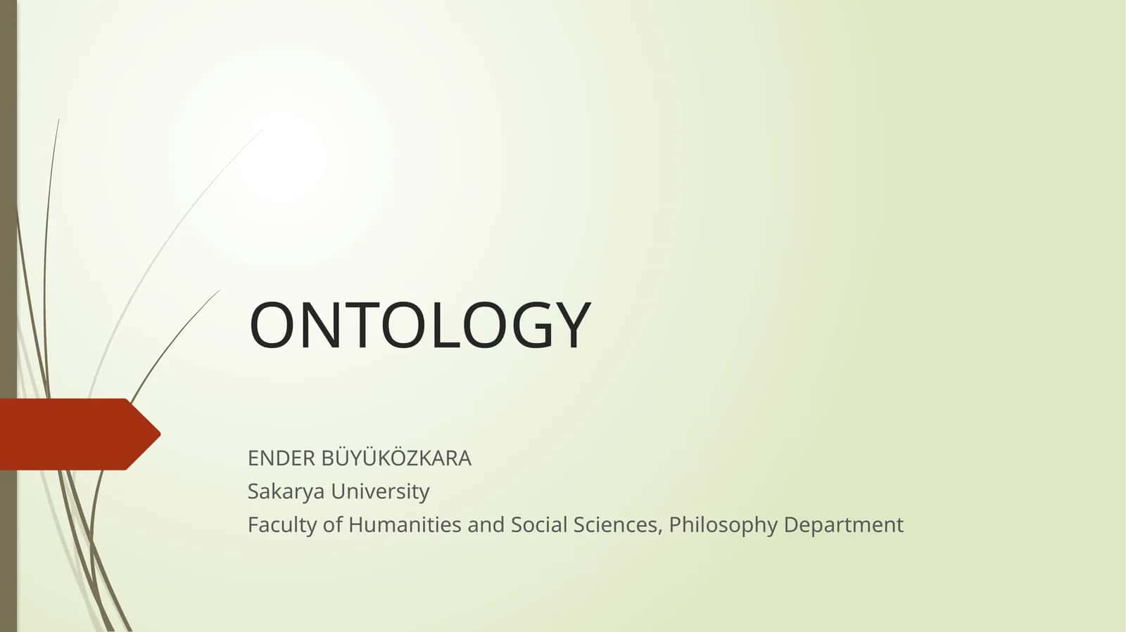 ONTOLOGY 1