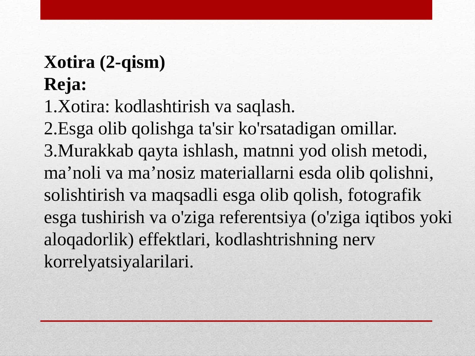 Xotira(2-qism) 1