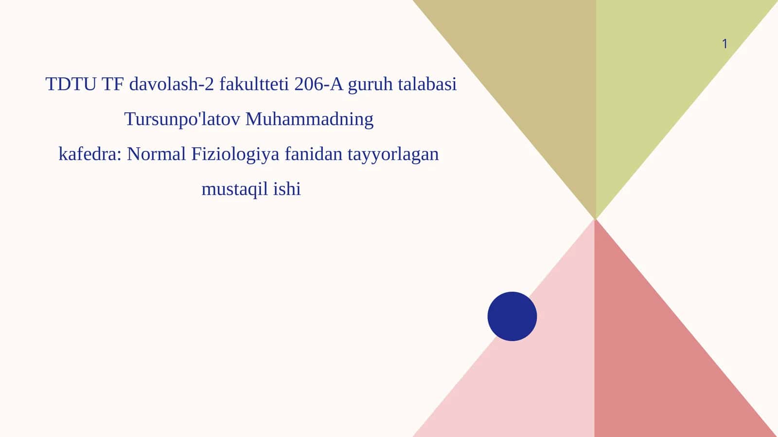 Aʼzolarda mikrosirkulyatsiya. venalarda qonning harakatlanishi 1