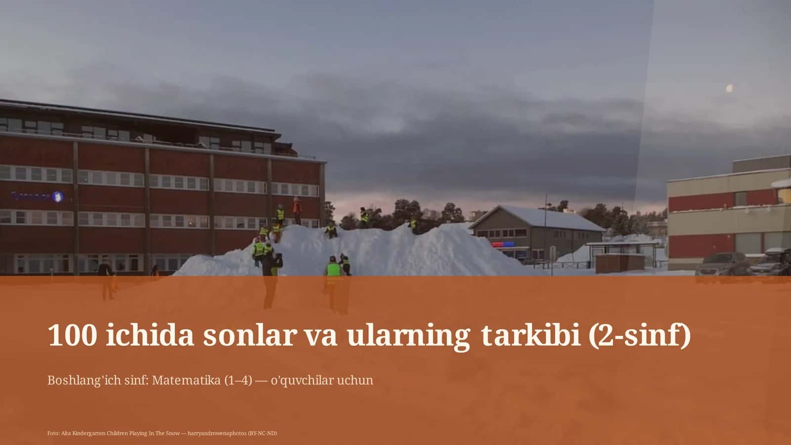 100 ichida sonlar va ularning tarkibi (2-sinf) 1