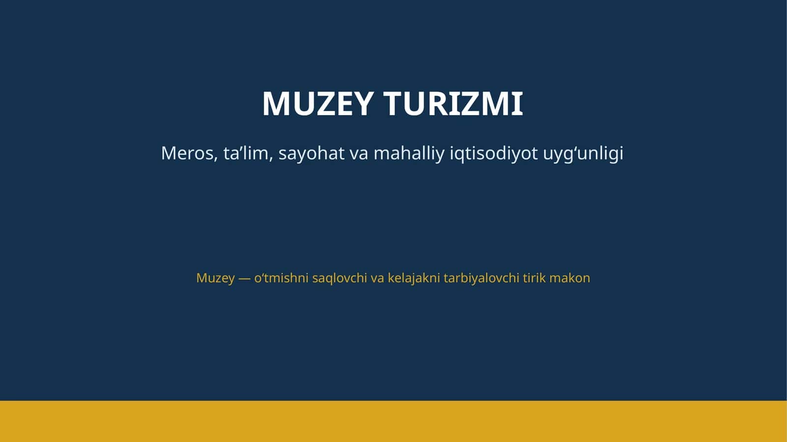 MUZEY TURIZMI 1