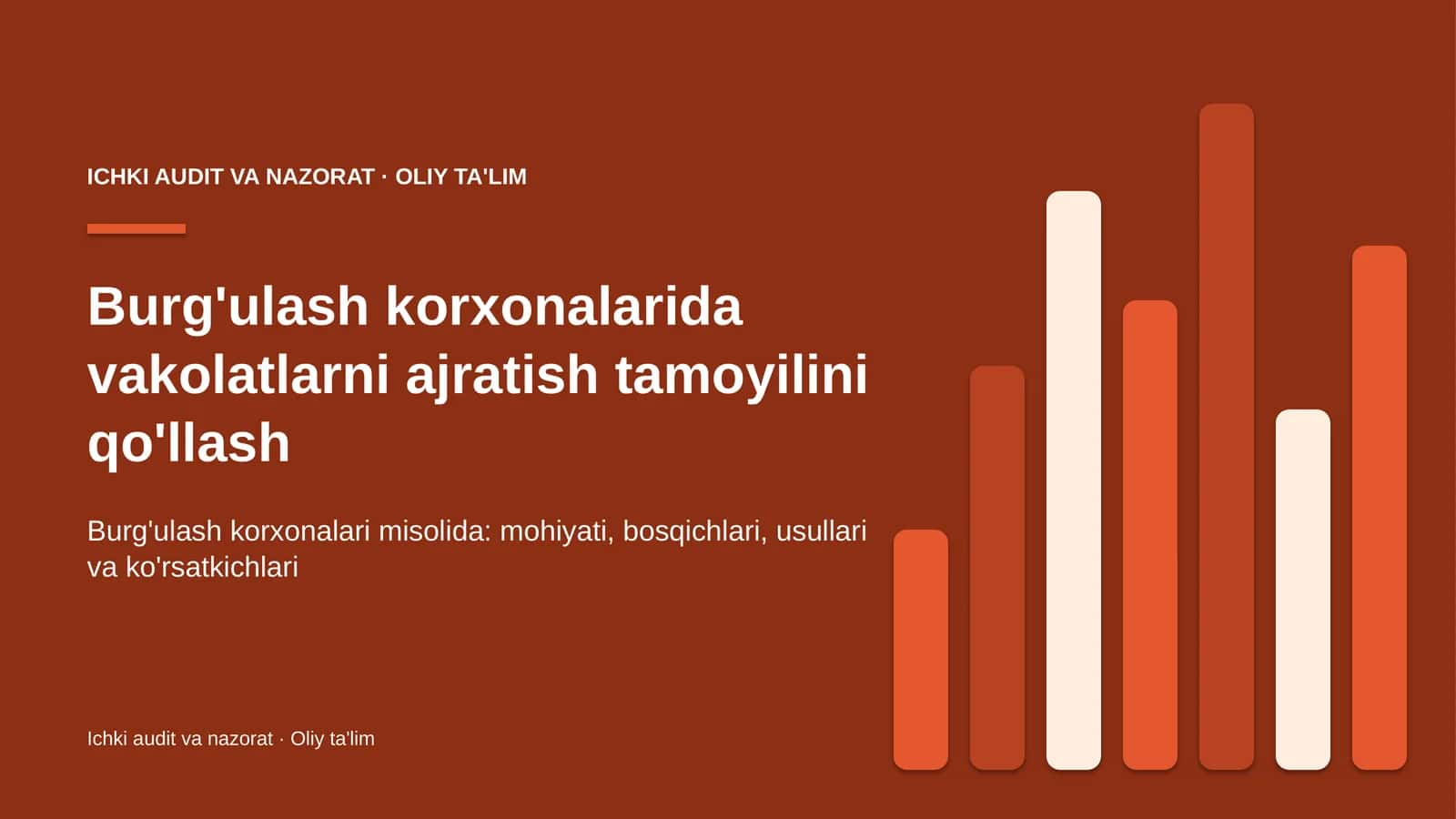 burg'ulash korxonalarida vakolatlarni ajratish tamoyilini qo'llash 5740 1