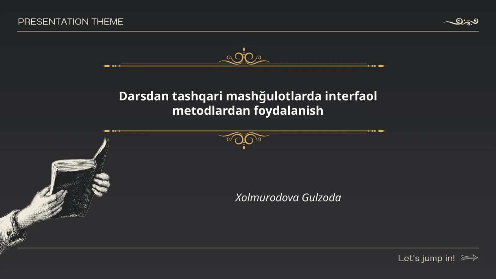 Interfaol metodlar bilan ta'lim samaradorligini oshirish 1