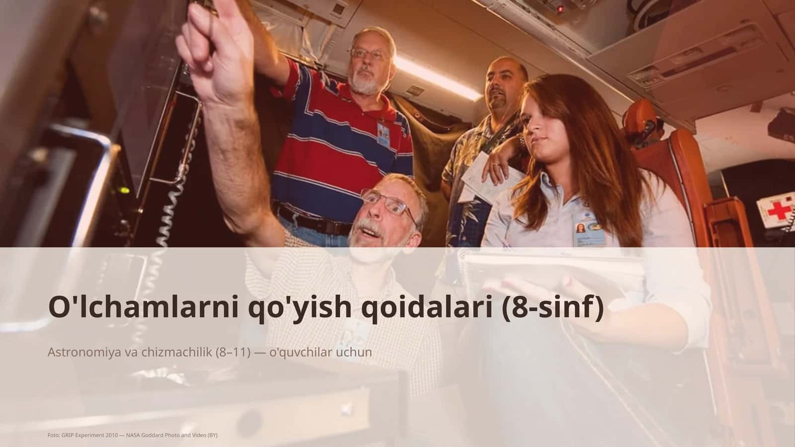 O'lchamlarni qo'yish qoidalari (8-sinf) 1