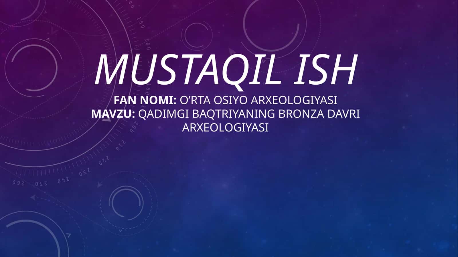 qadimgi baqtriyaning bronza davri arxeologiyasi 1
