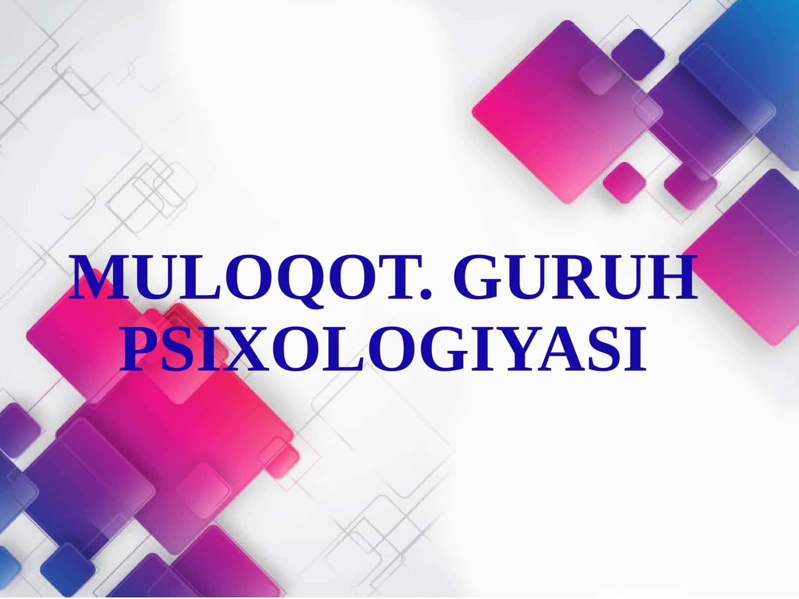 MULOQOT 1