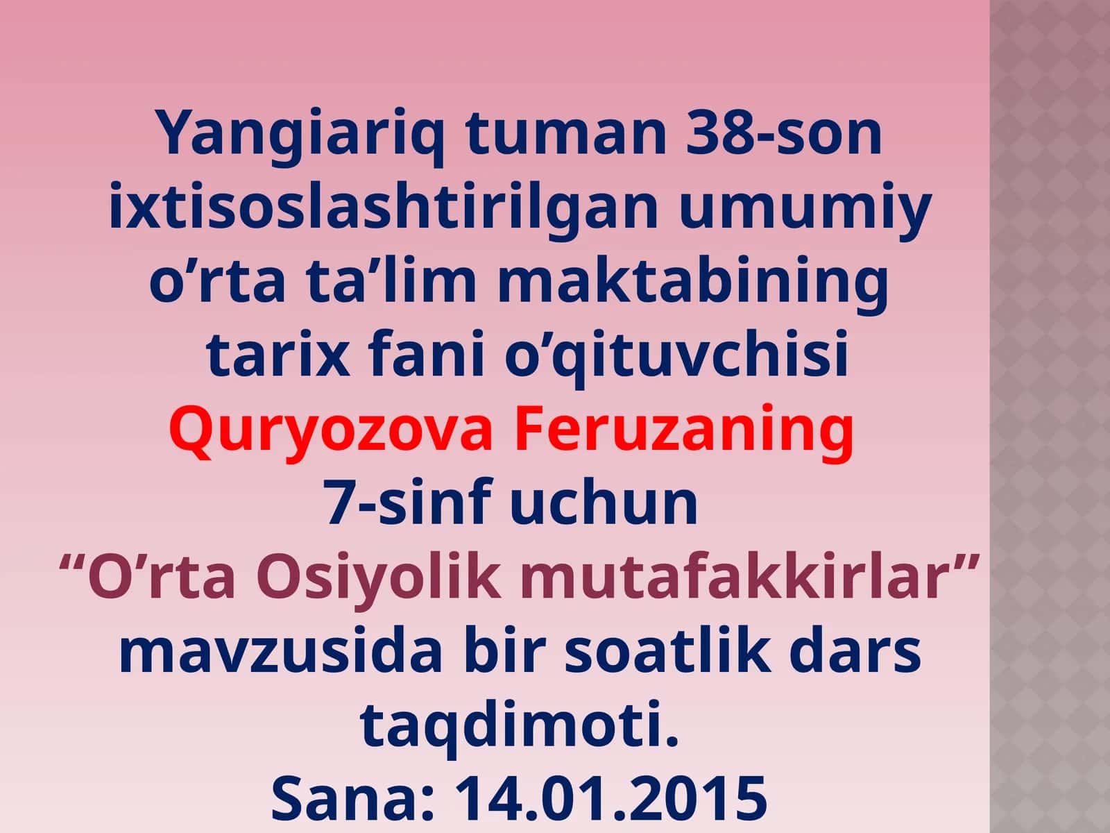O`rta Osiyolik mutaffakirlar 1