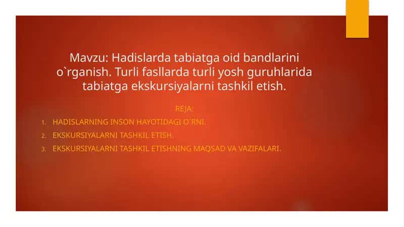 Hadislardatabiatgaoidbandlarinio`rganish 1