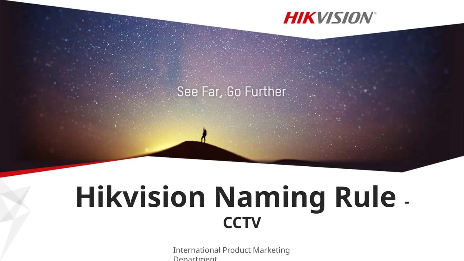 Hikvision Naming Rule 1