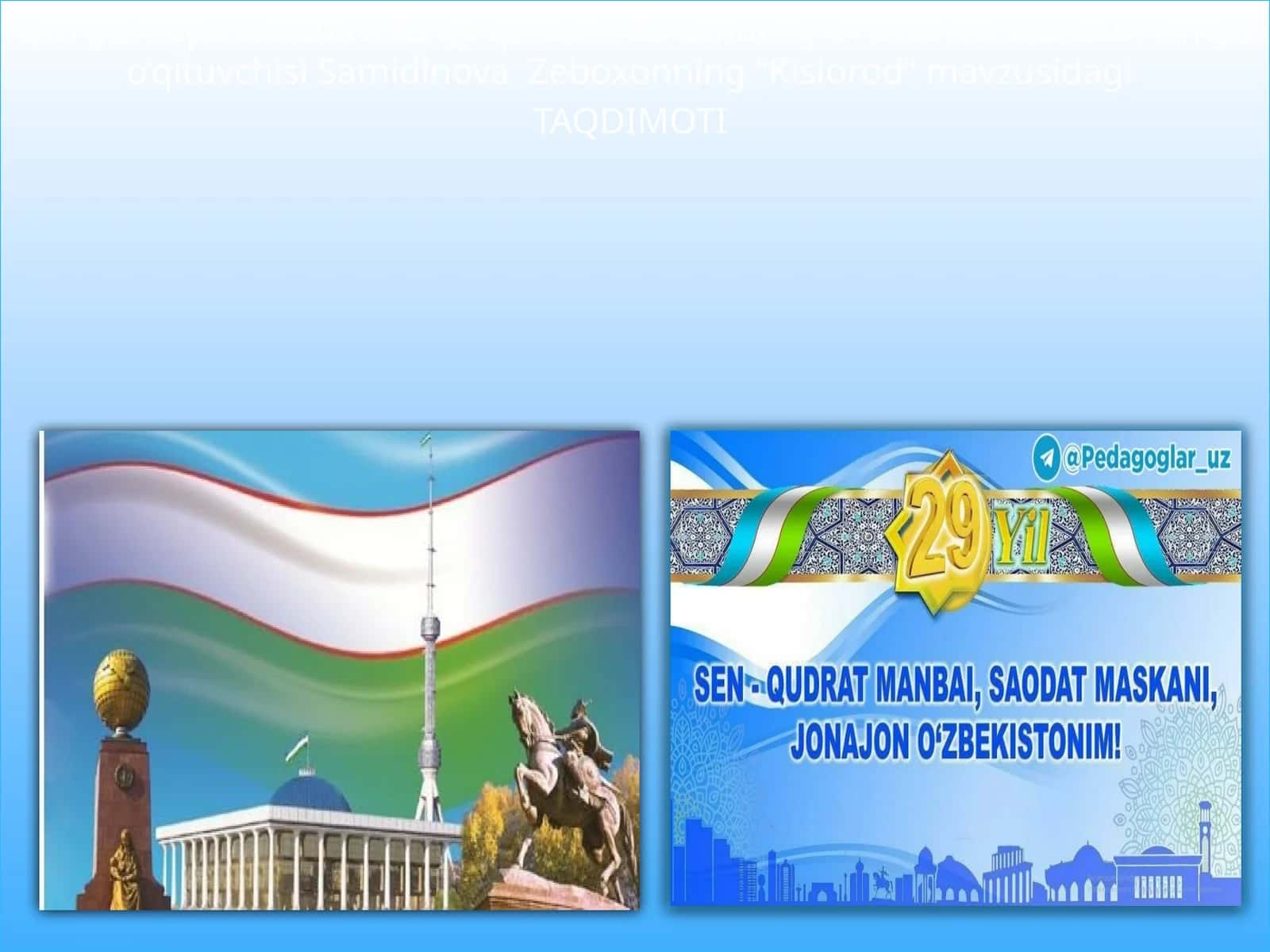 Kislorod Taqdimoti 1