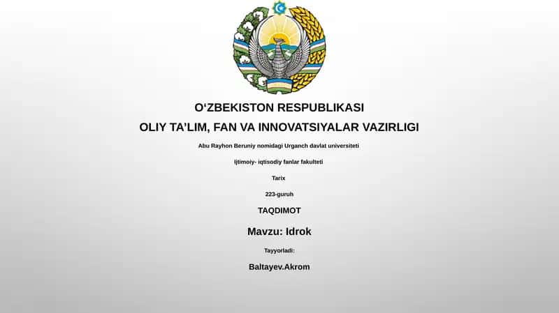 Idrok 1