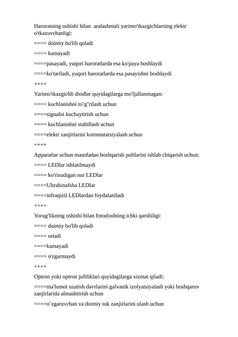 Yakuniy elektronika 1 1