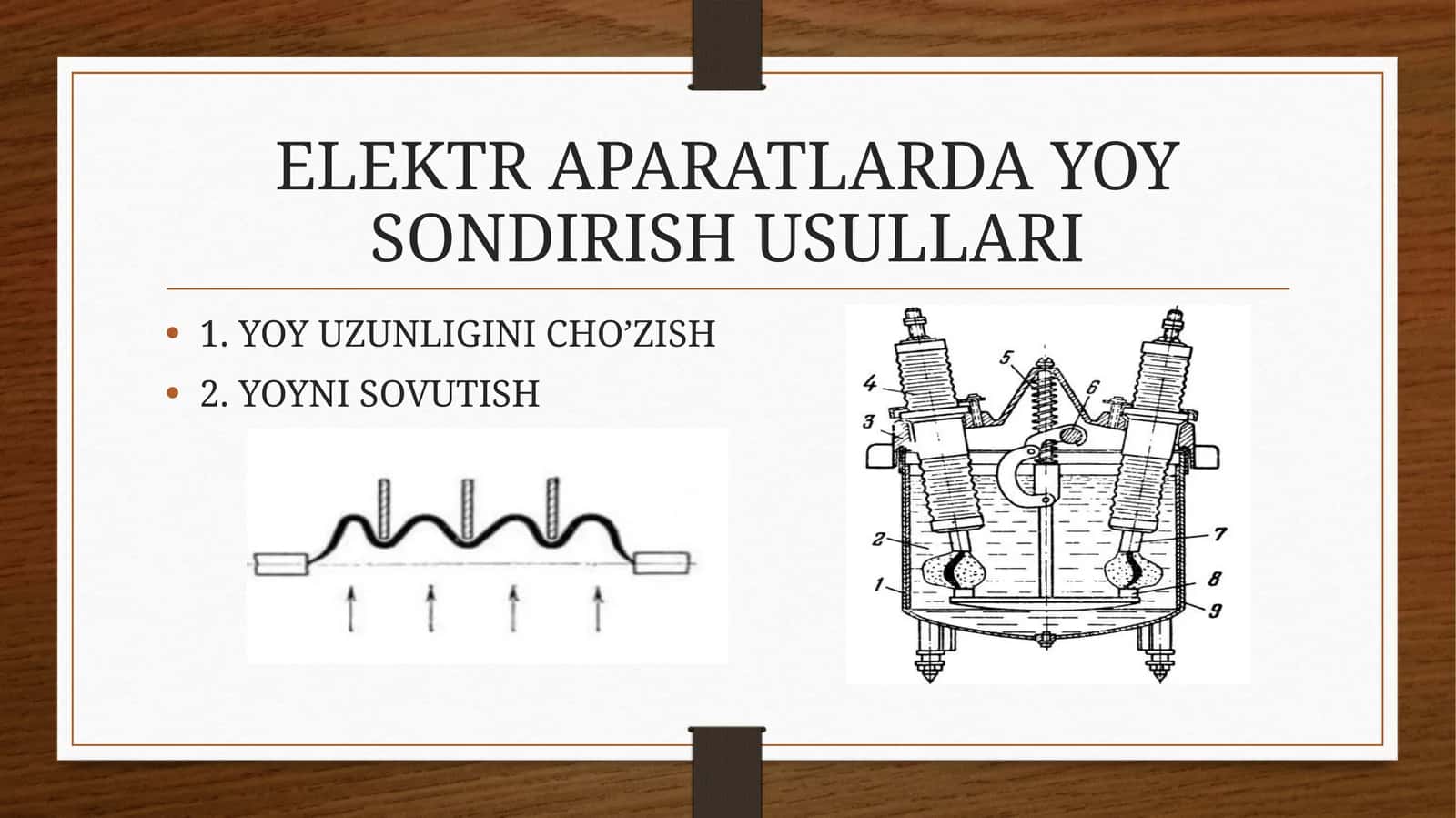ELEKTR APARATLARDA YOY SONDIRISH USULLARI 1