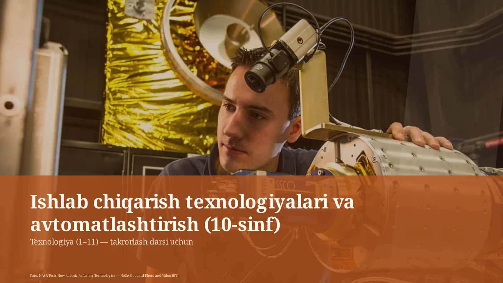 Ishlab chiqarish texnologiyalari va avtomatlashtirish (10-sinf) 1
