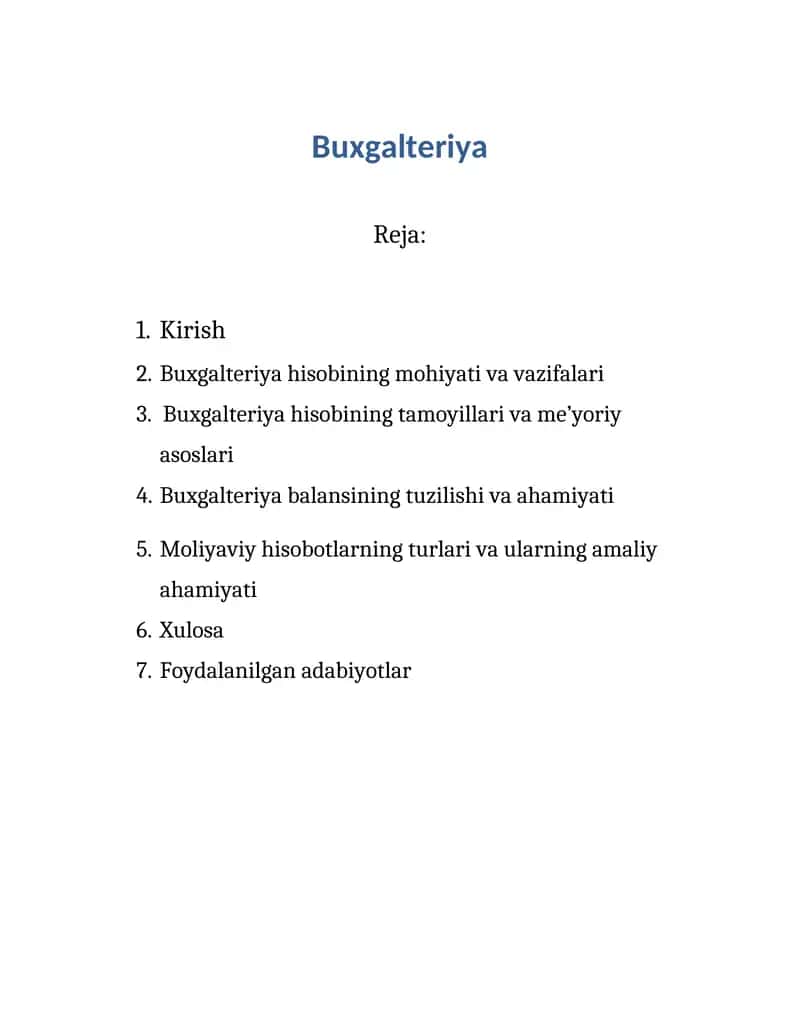 Buxgalteriya 1