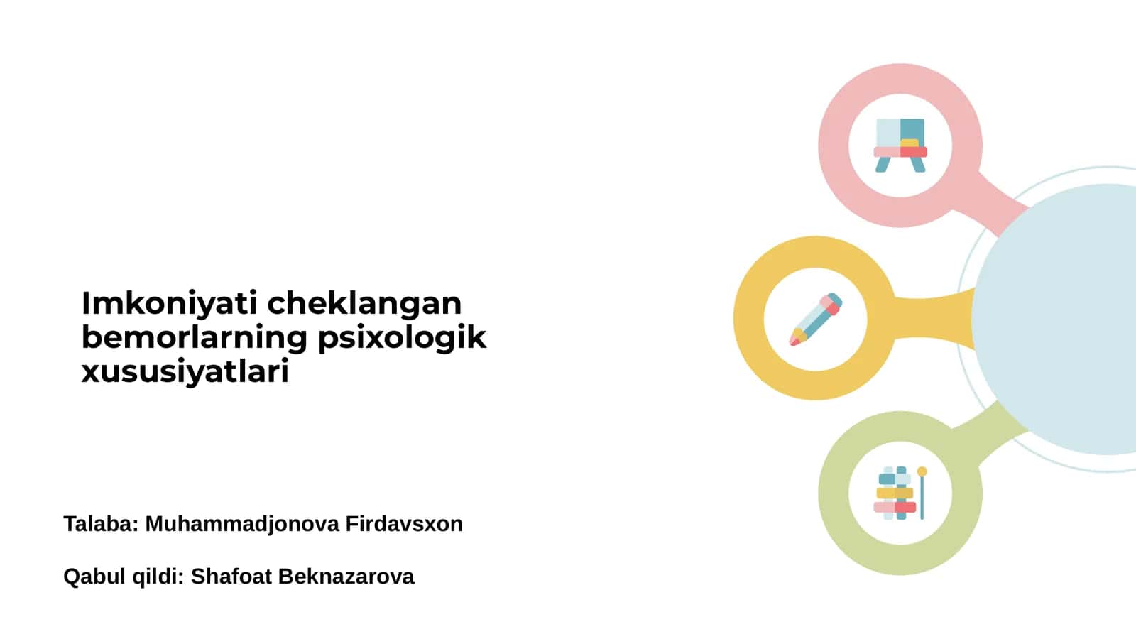 Imkoniyati cheklangan bemorlarning psixologik xususiyatlari 1