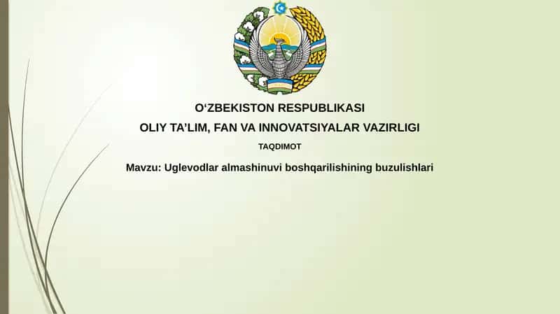 Uglevodlaralmashinuviboshqarilishiningbuzulishlari 1